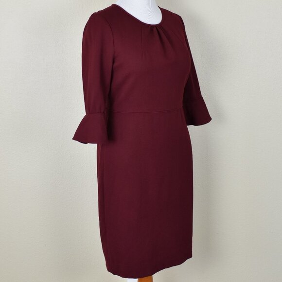 J. Crew Burgundy Dress - Picture 7 of 8